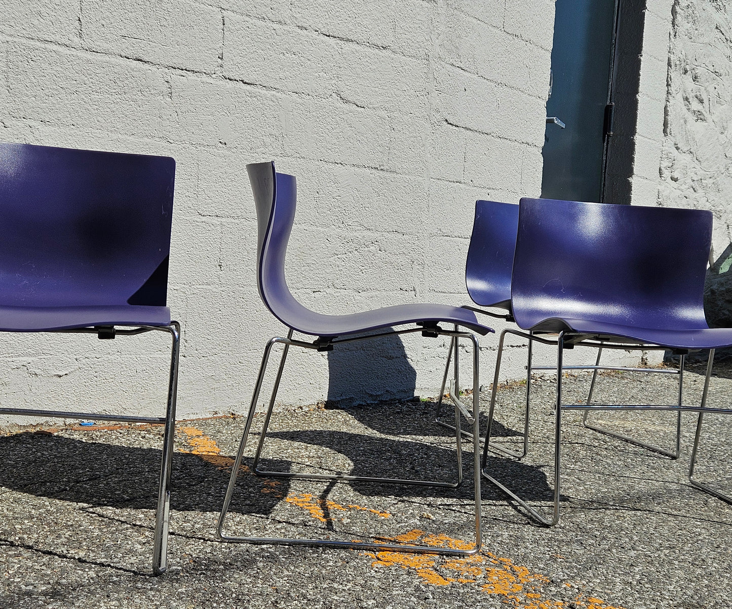 Massimo Vignelli for Knoll Handkerchief Chairs (Pair)