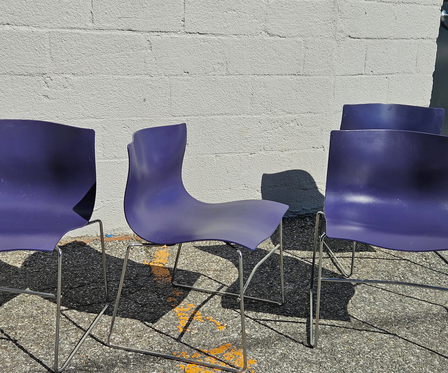 Massimo Vignelli for Knoll Handkerchief Chairs (Pair)