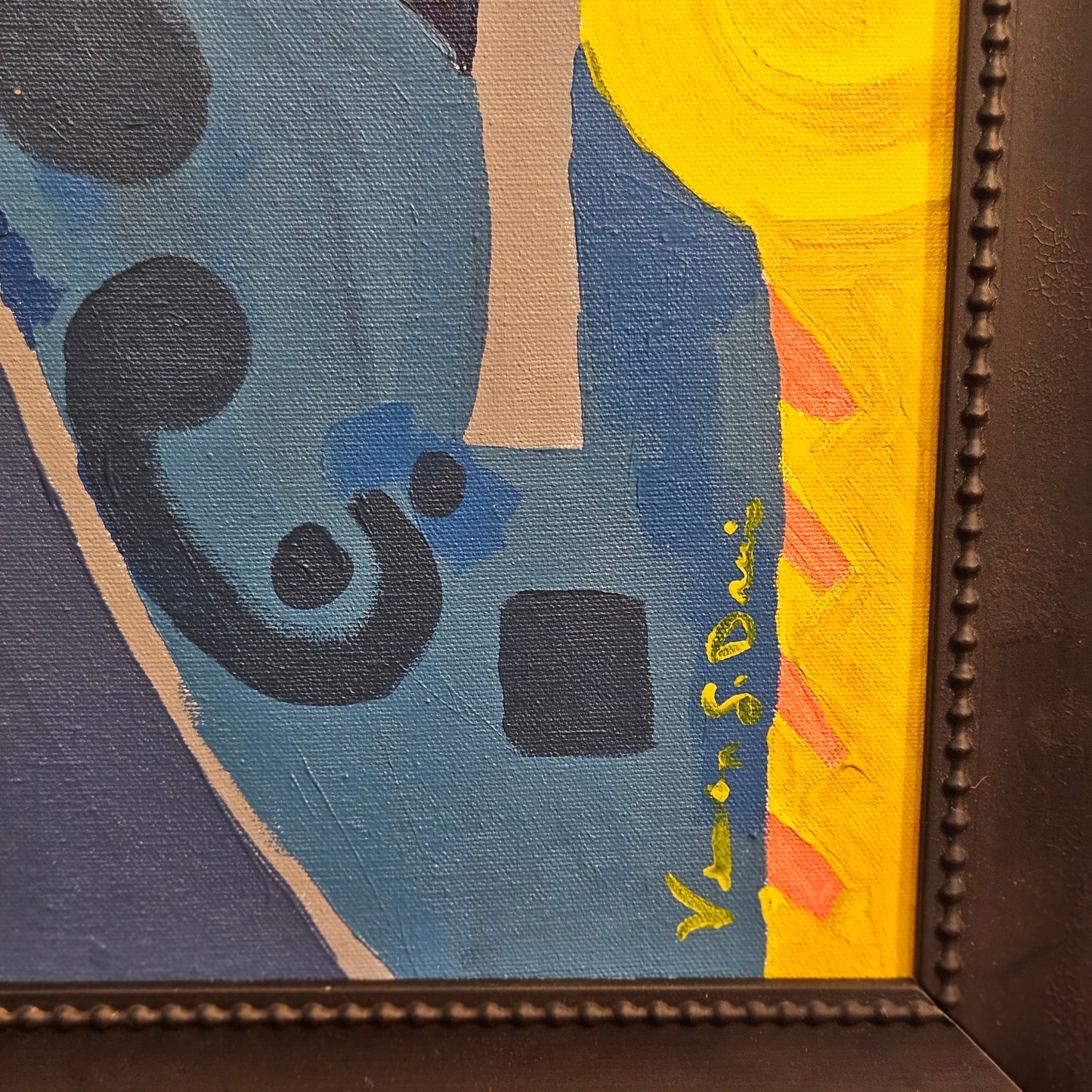 Abstract Oil on Canvas