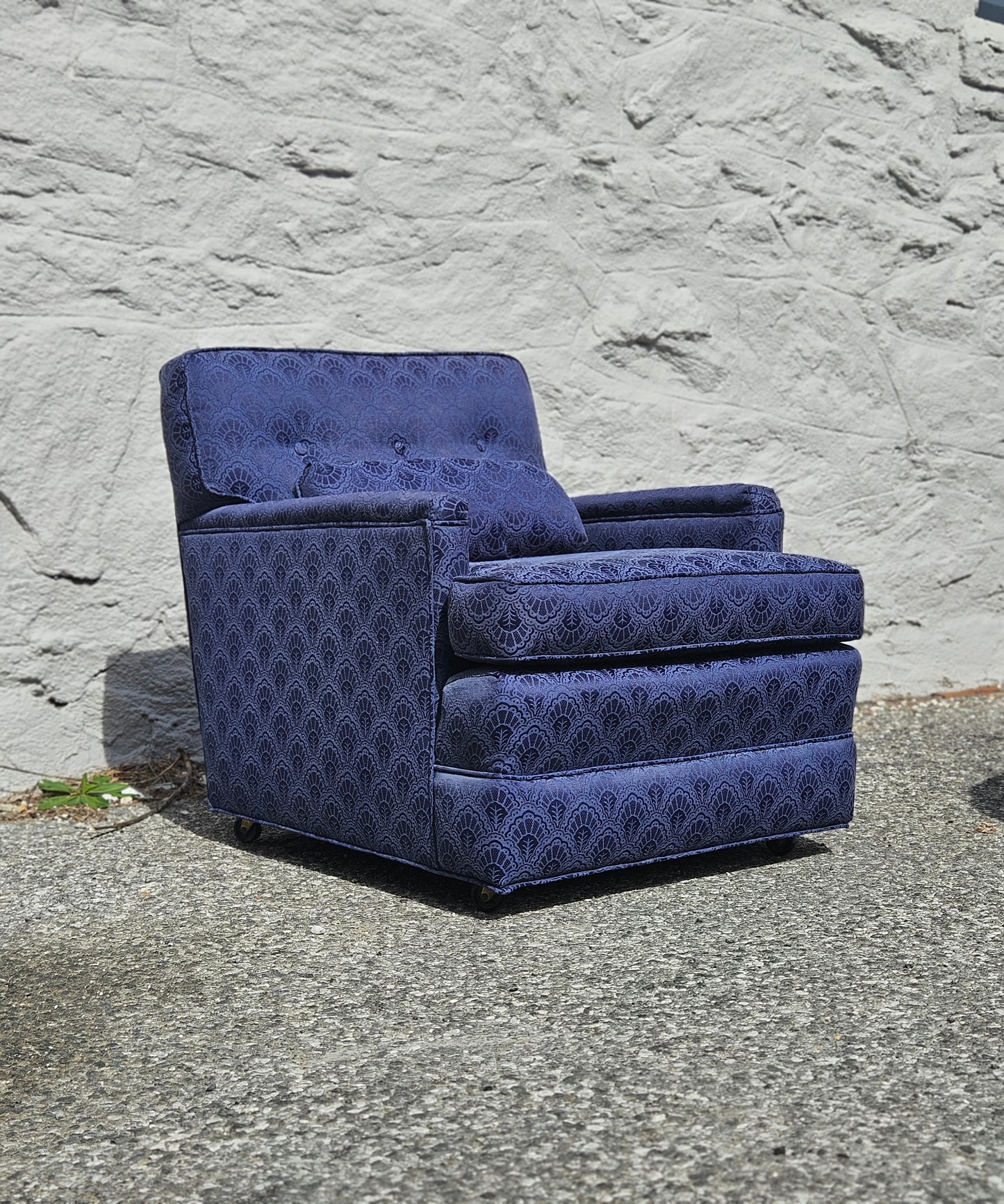 Blue 1950's Club Chair