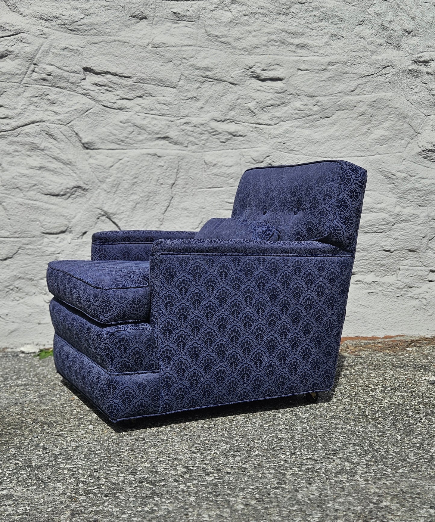 Blue 1950's Club Chair