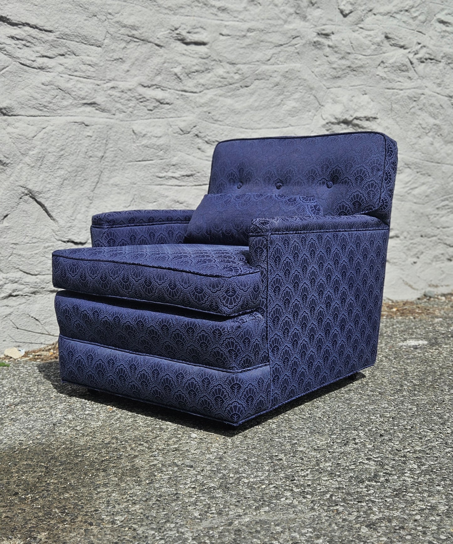 Blue 1950's Club Chair