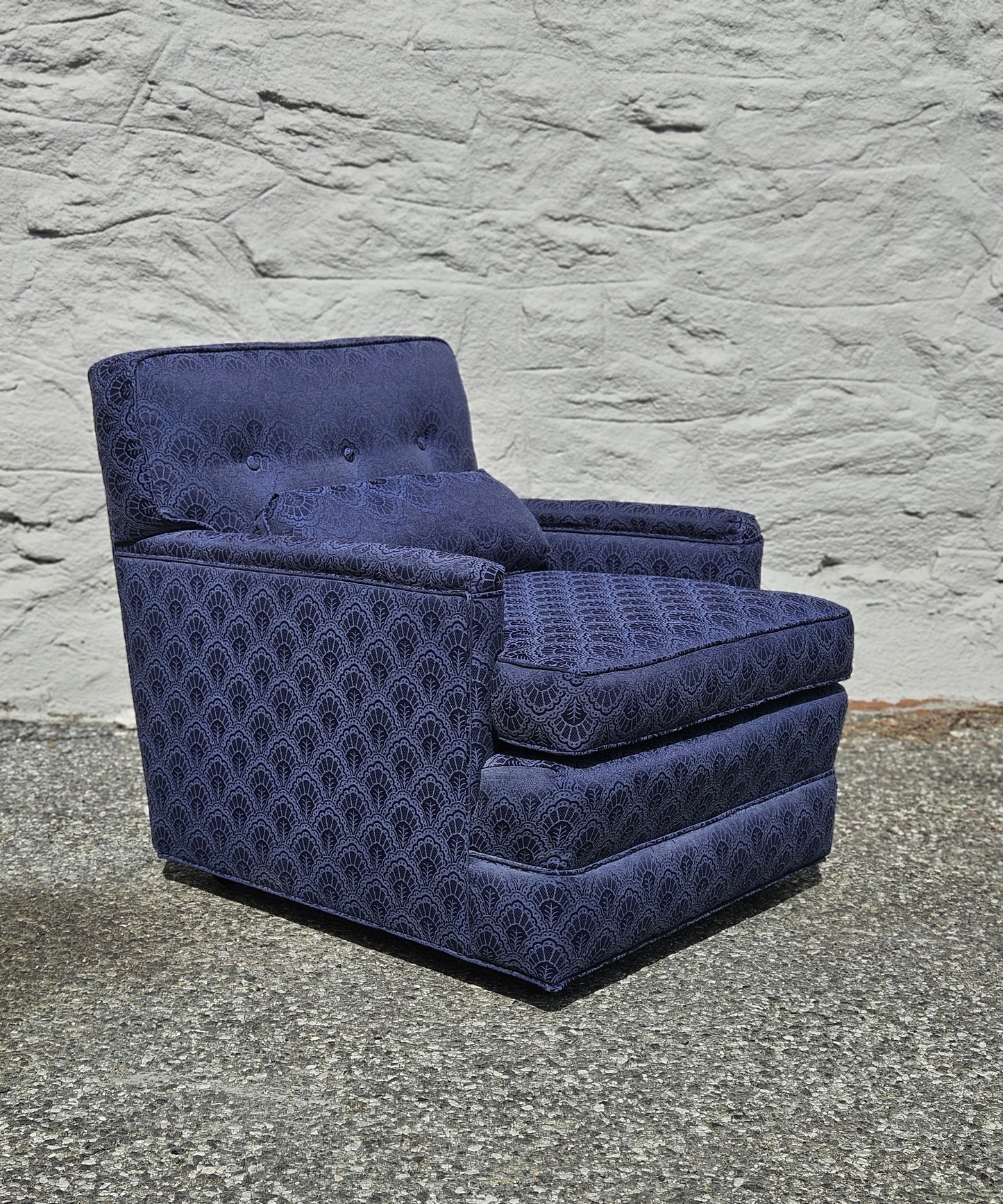 Blue 1950's Club Chair
