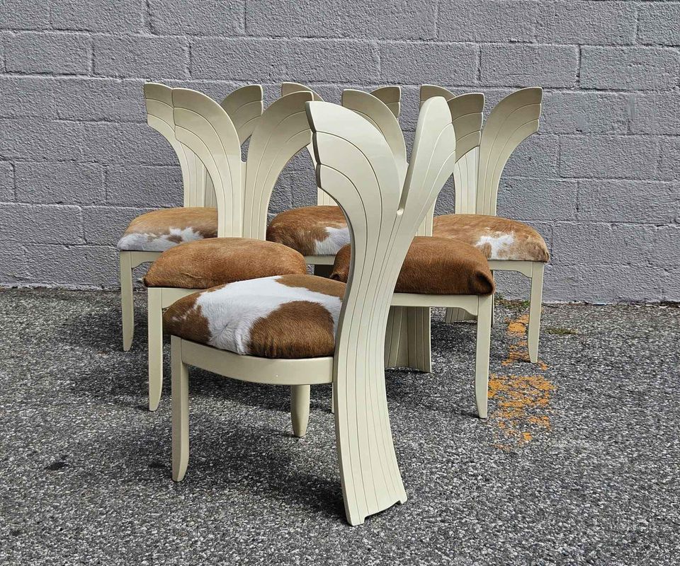 80's Fishtail Dining Chairs