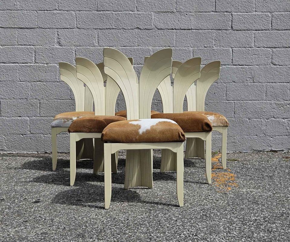 80's Fishtail Dining Chairs