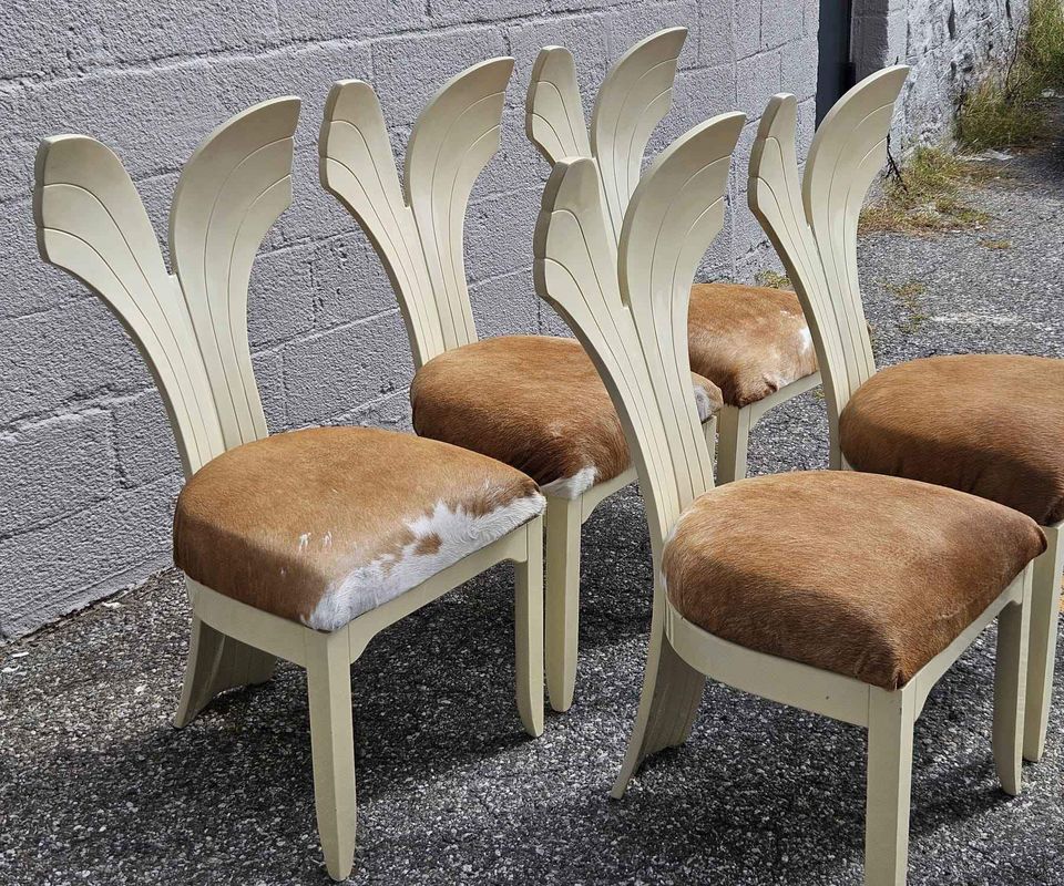 80's Fishtail Dining Chairs