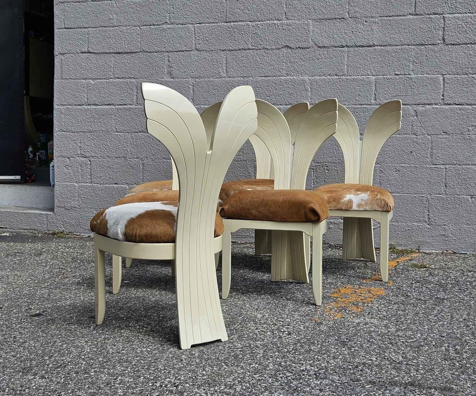 80's Fishtail Dining Chairs