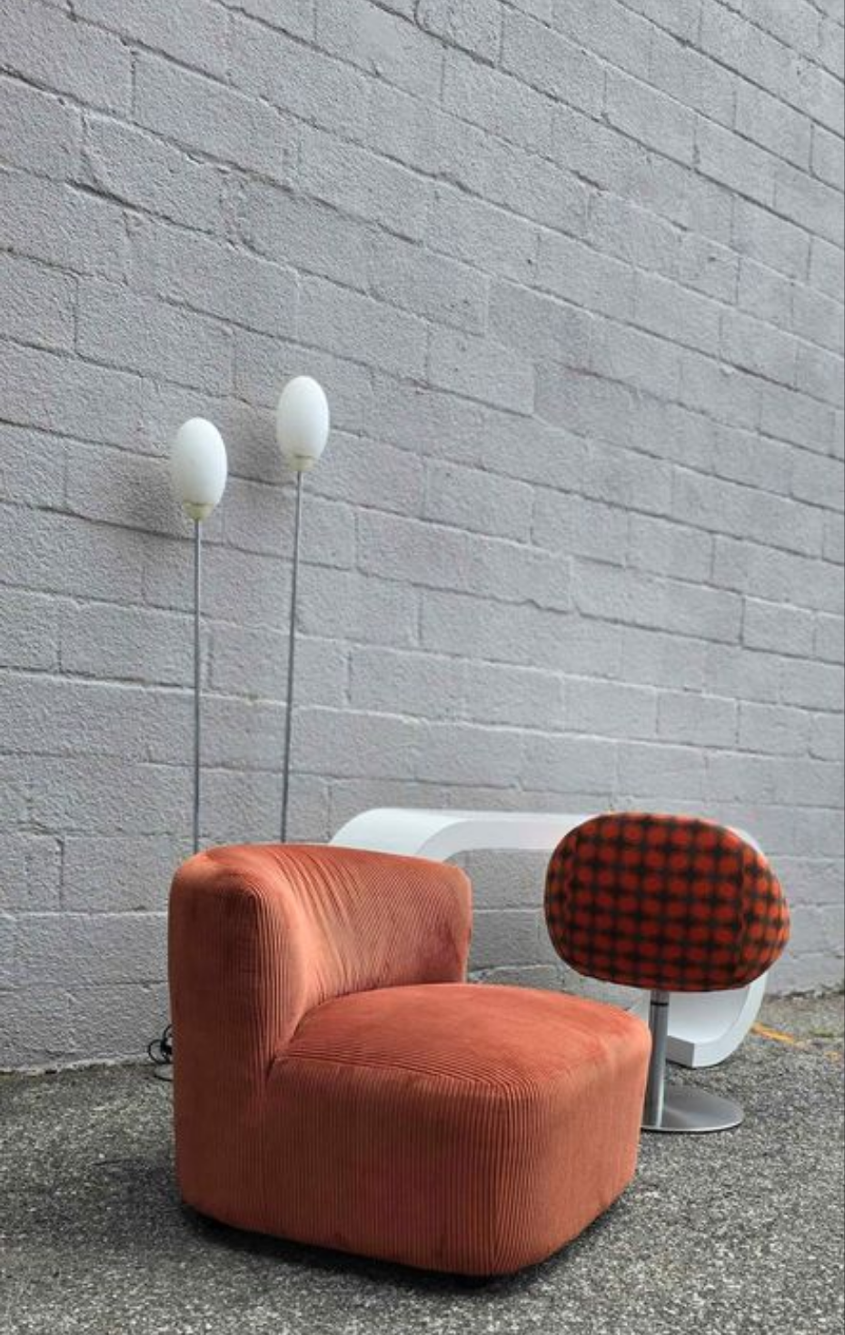 Burnt Orange Castella Chair