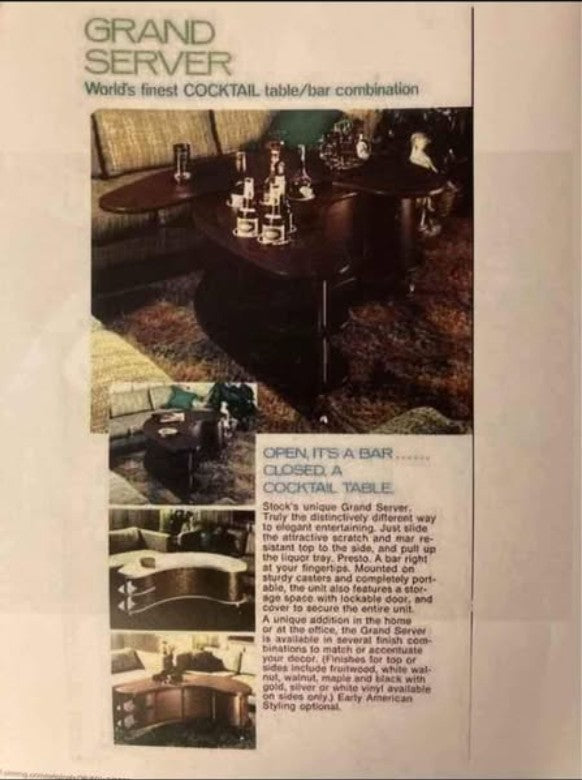 AH Stock Grand Server / Coffee Table - Bar