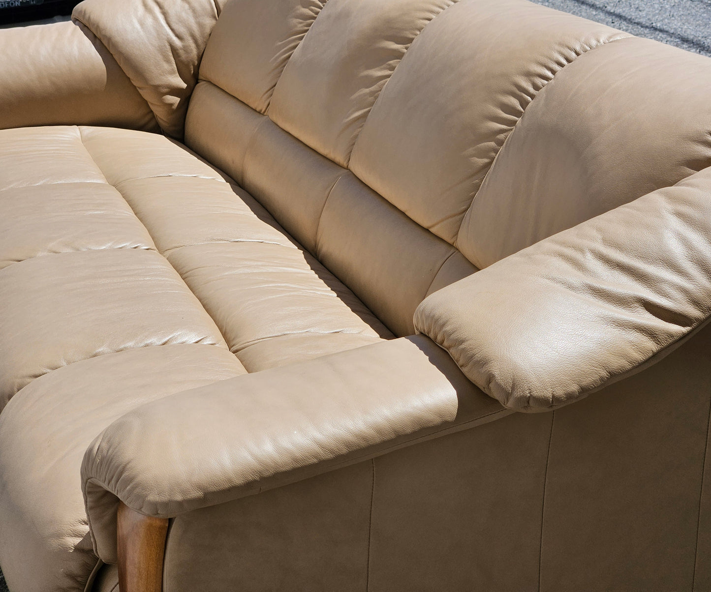 Ekornes Collection Leather Sofa