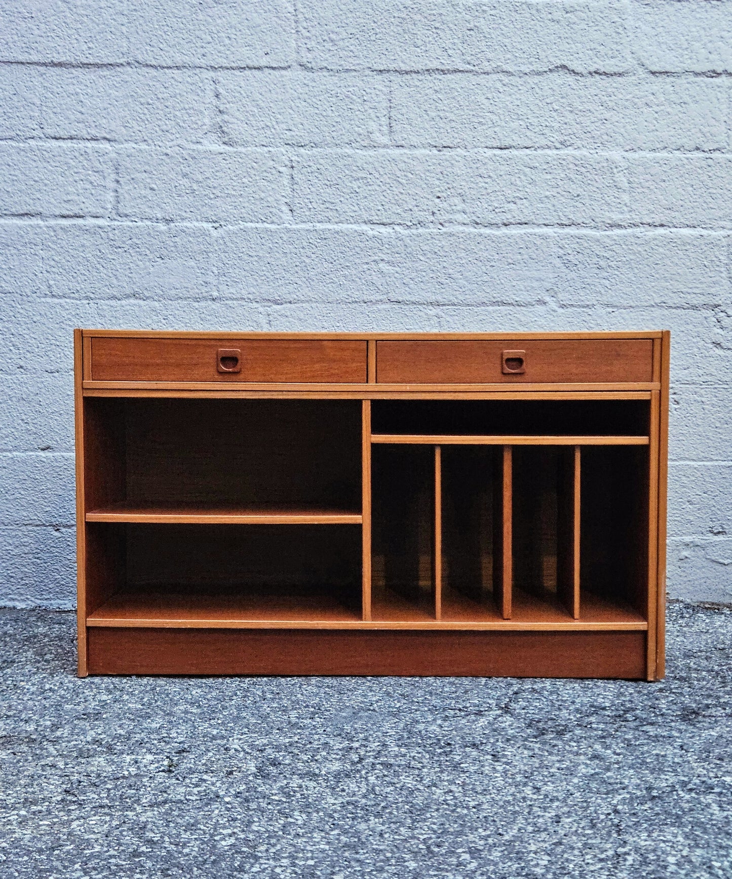 Expandable Teak Media Console