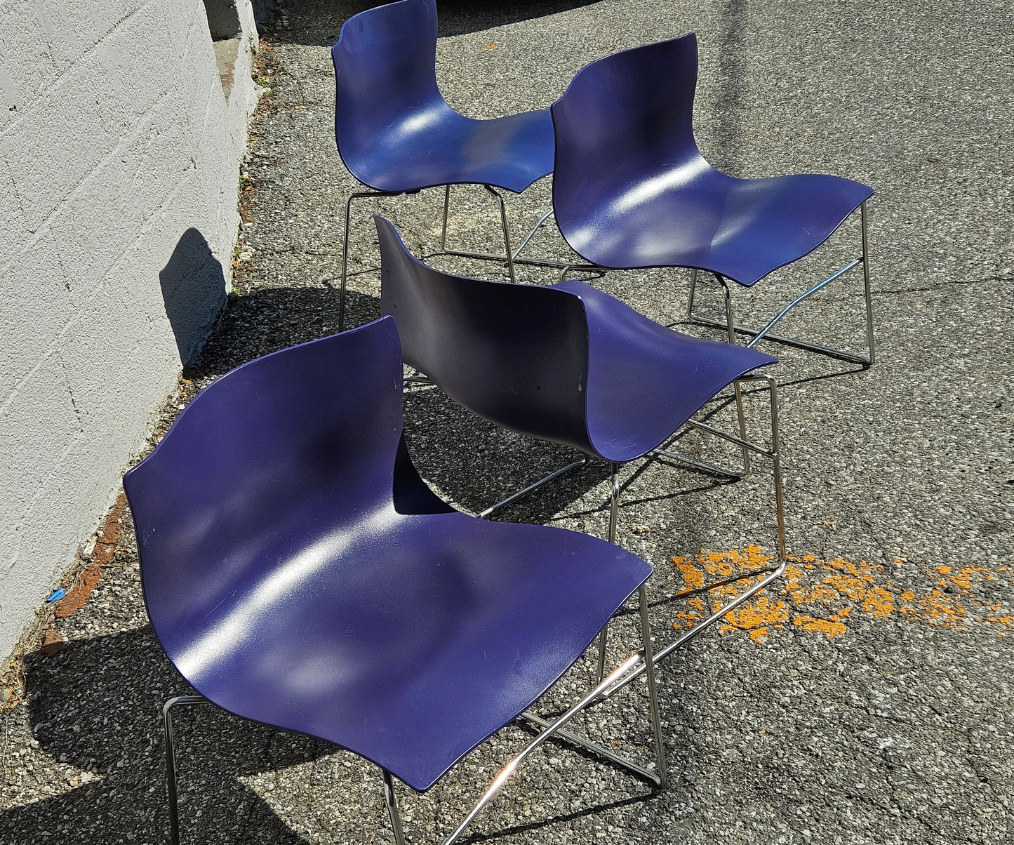 Massimo Vignelli for Knoll Handkerchief Chairs (Pair)
