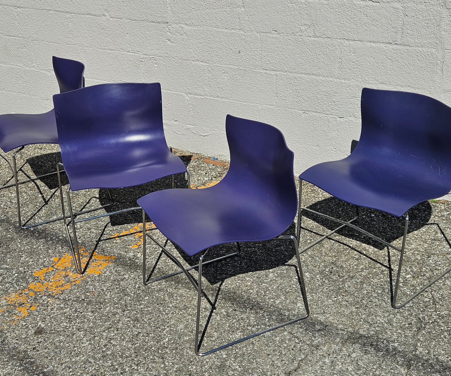 Massimo Vignelli for Knoll Handkerchief Chairs (Pair)