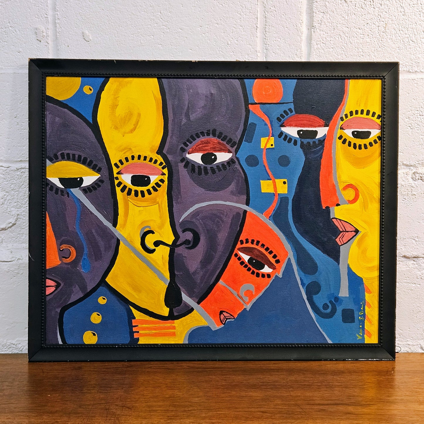 Abstract Oil on Canvas