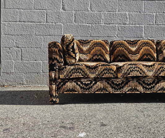 Jack Lenor Flame Stitch Sofa