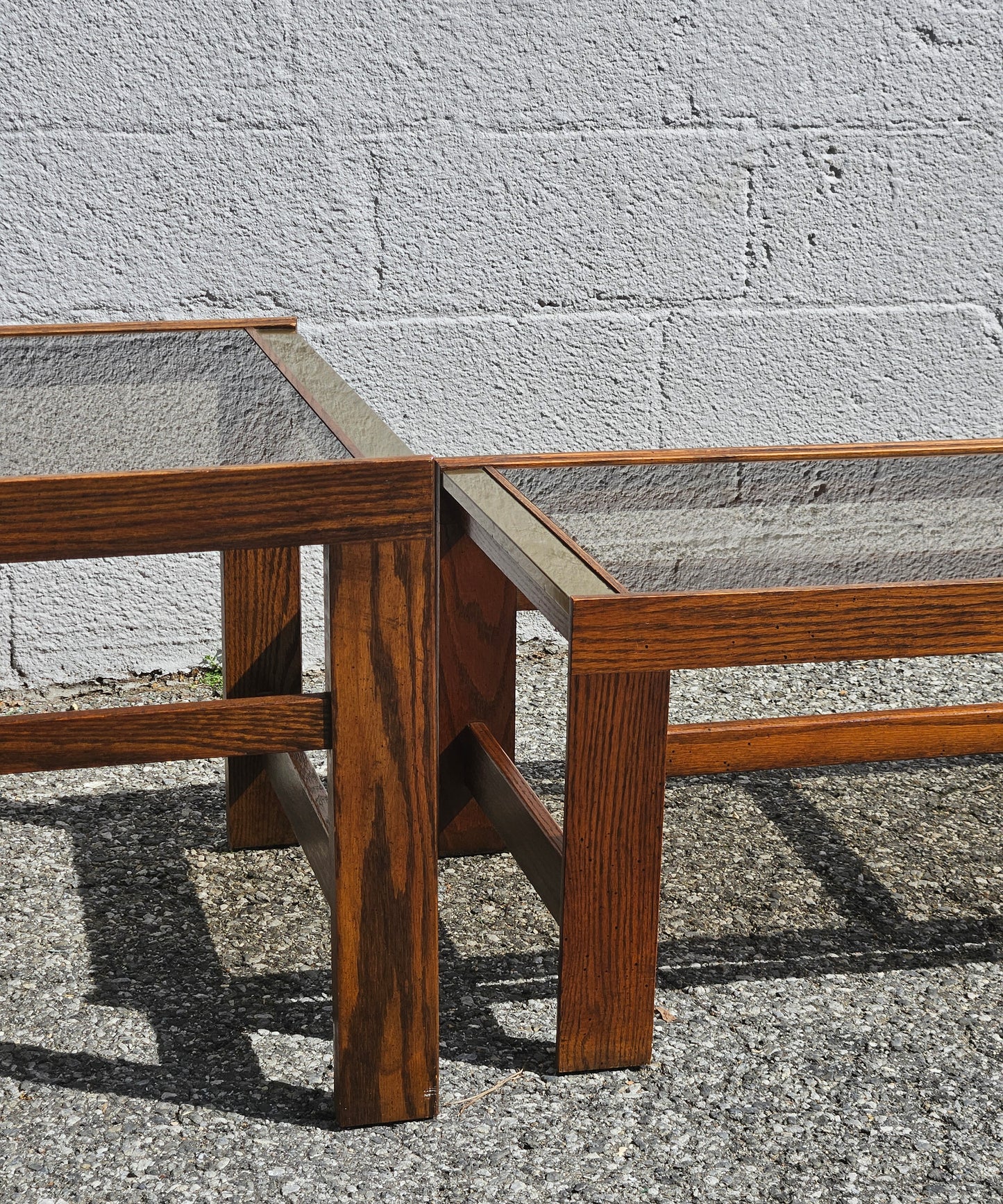 Smoked Glass Table Set