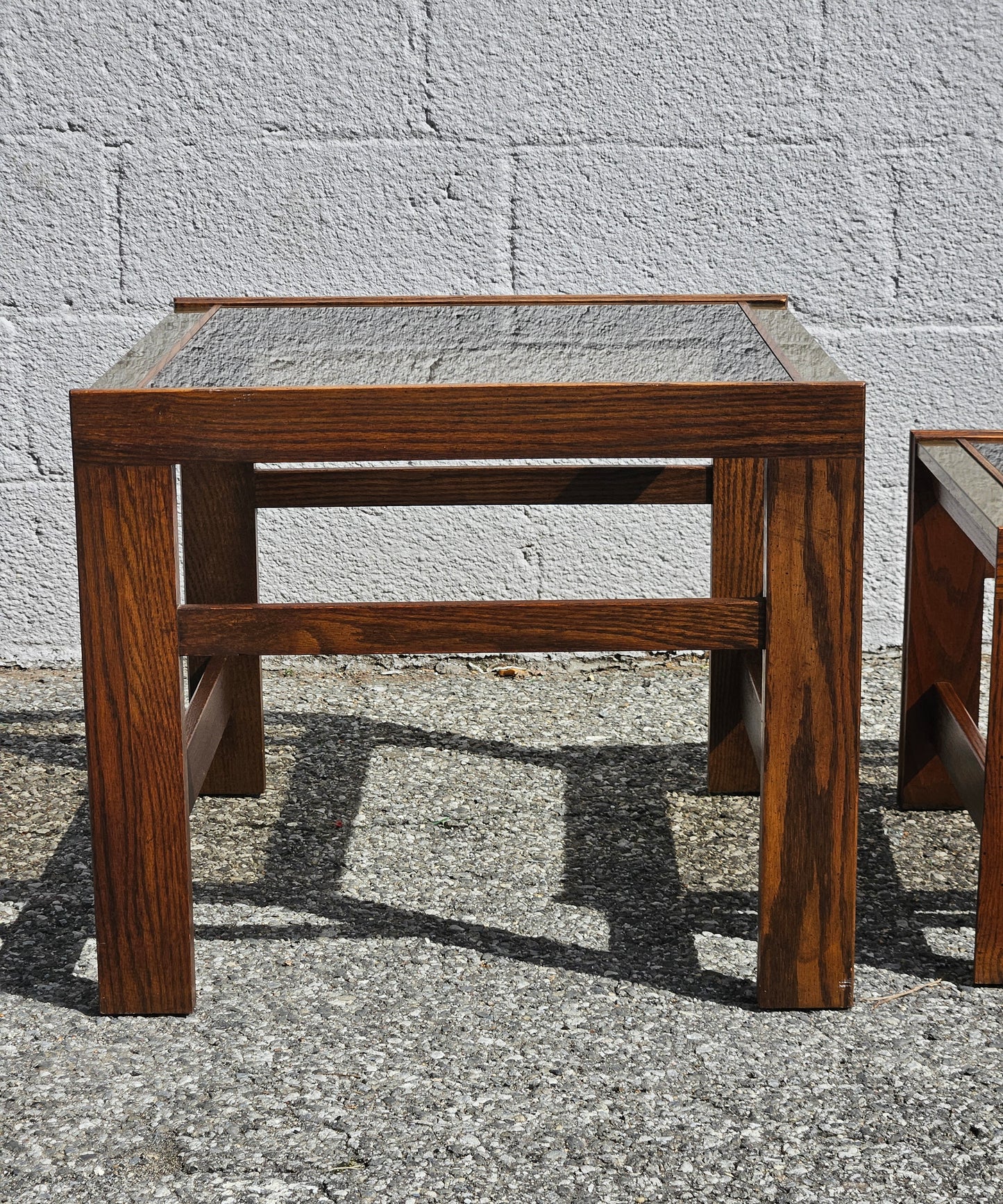 Smoked Glass Table Set