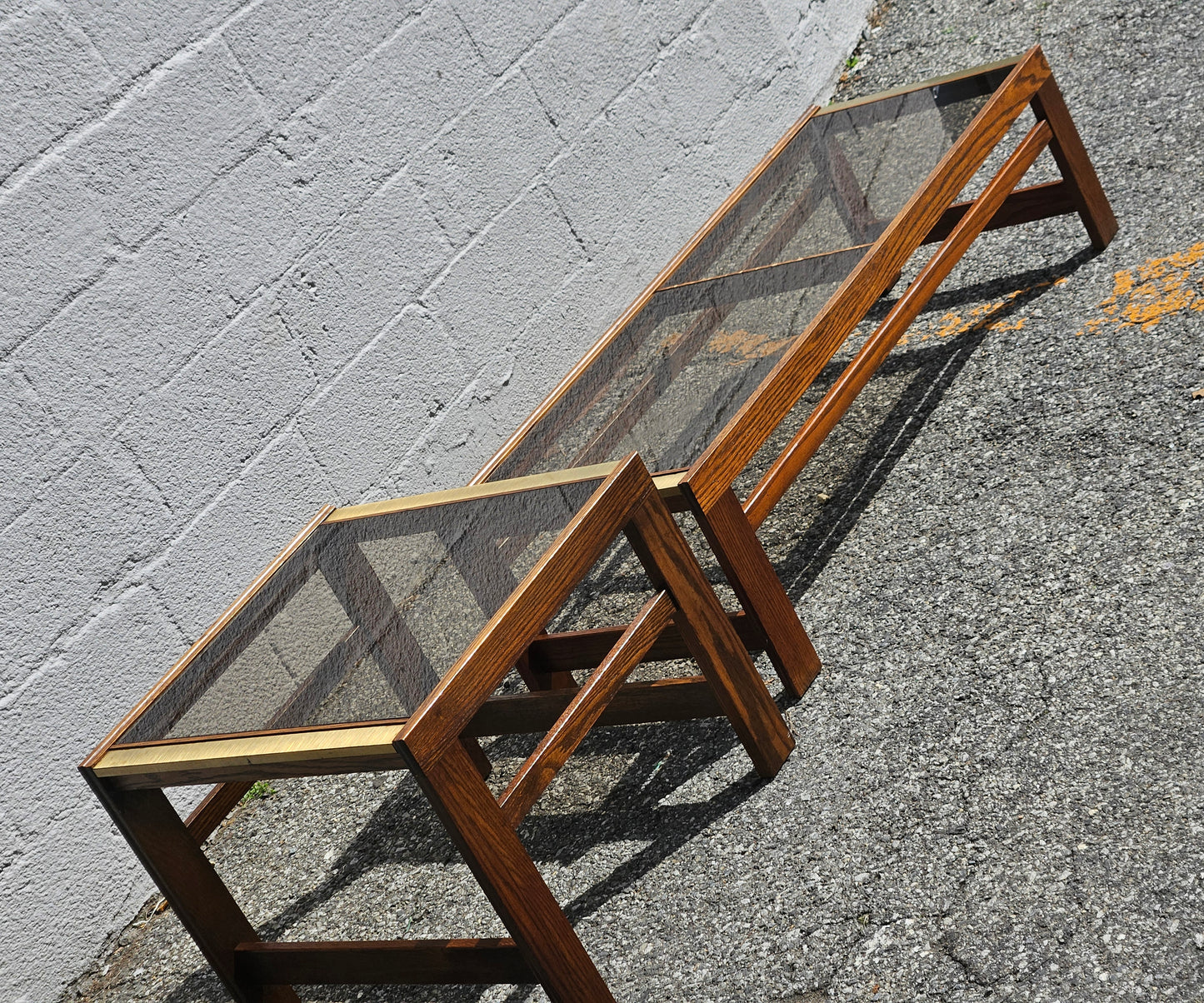 Smoked Glass Table Set