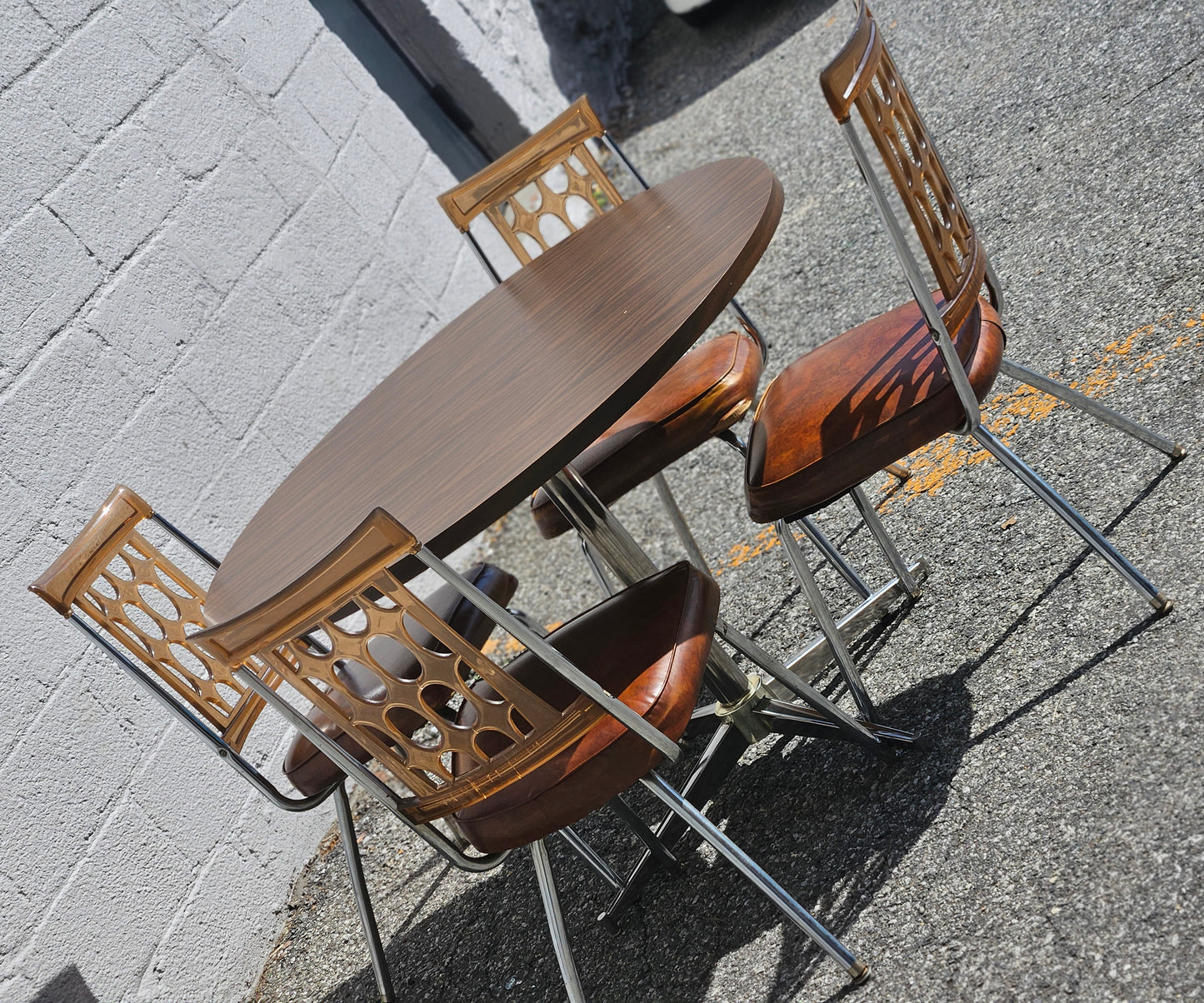 Retro Lucite Dining Chairs