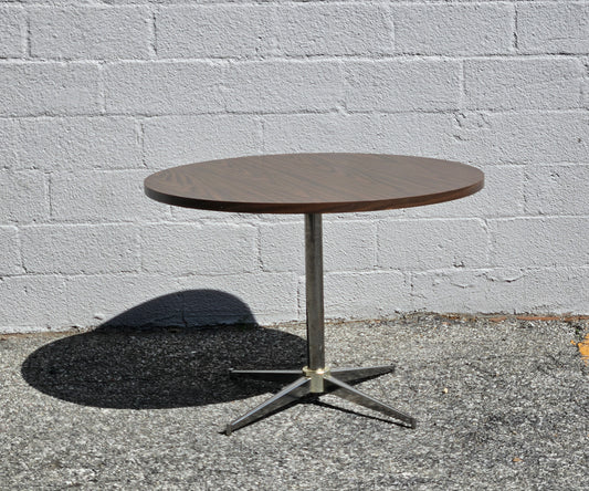 Laminate Dining Table with Chrome Base