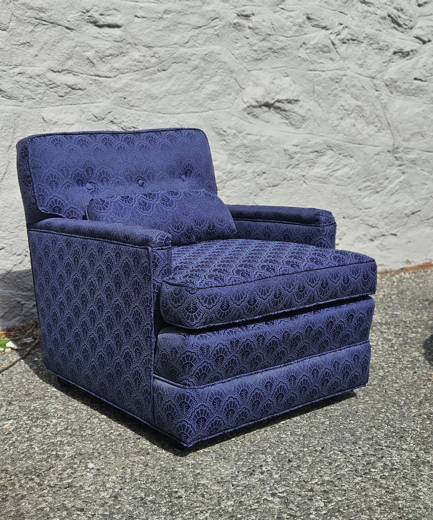 Blue 1950's Club Chair