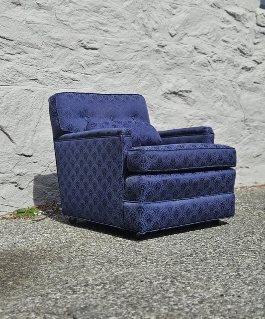Blue 1950's Club Chair