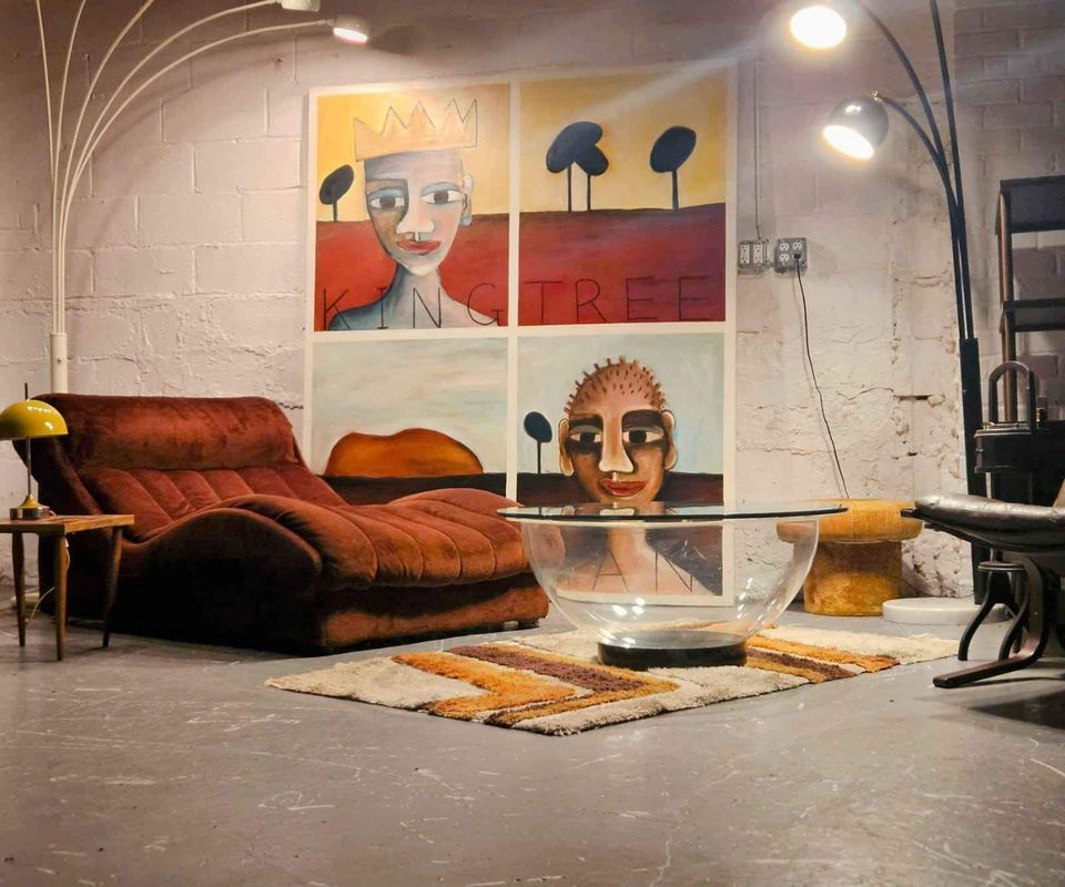 MCM Wave Chaise Lounge
