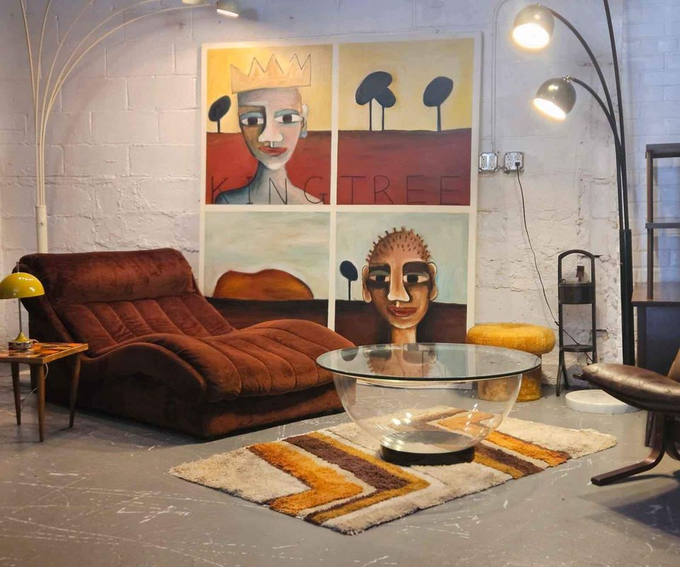 MCM Wave Chaise Lounge