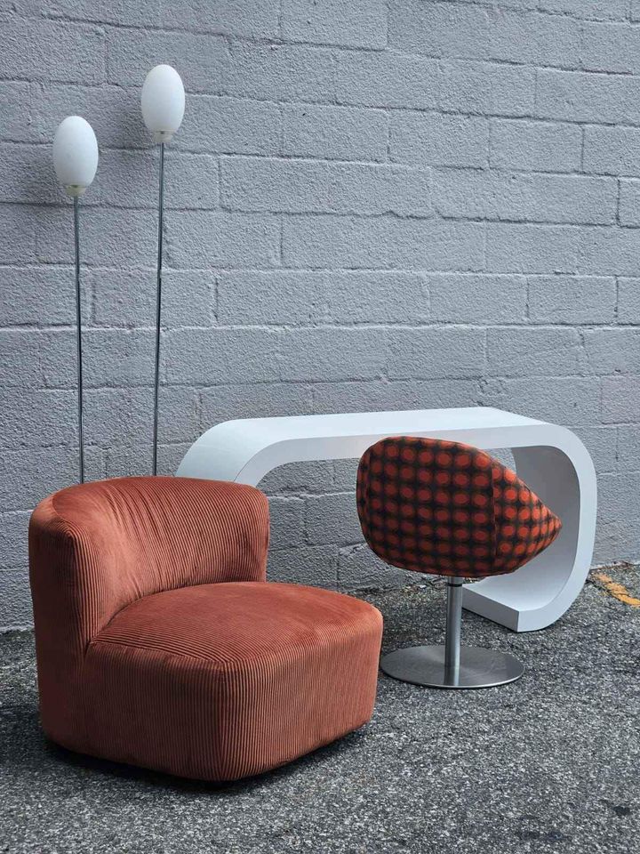 Burnt Orange Castella Chair