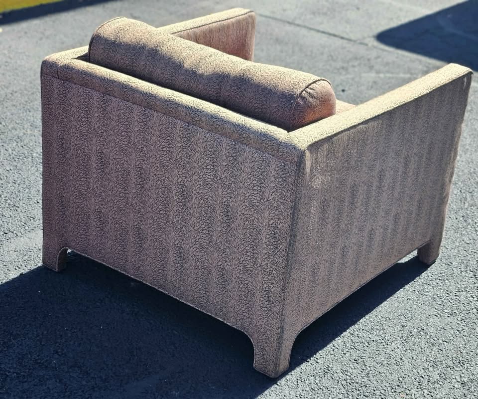 Vintage Parsons Style Accent Chair