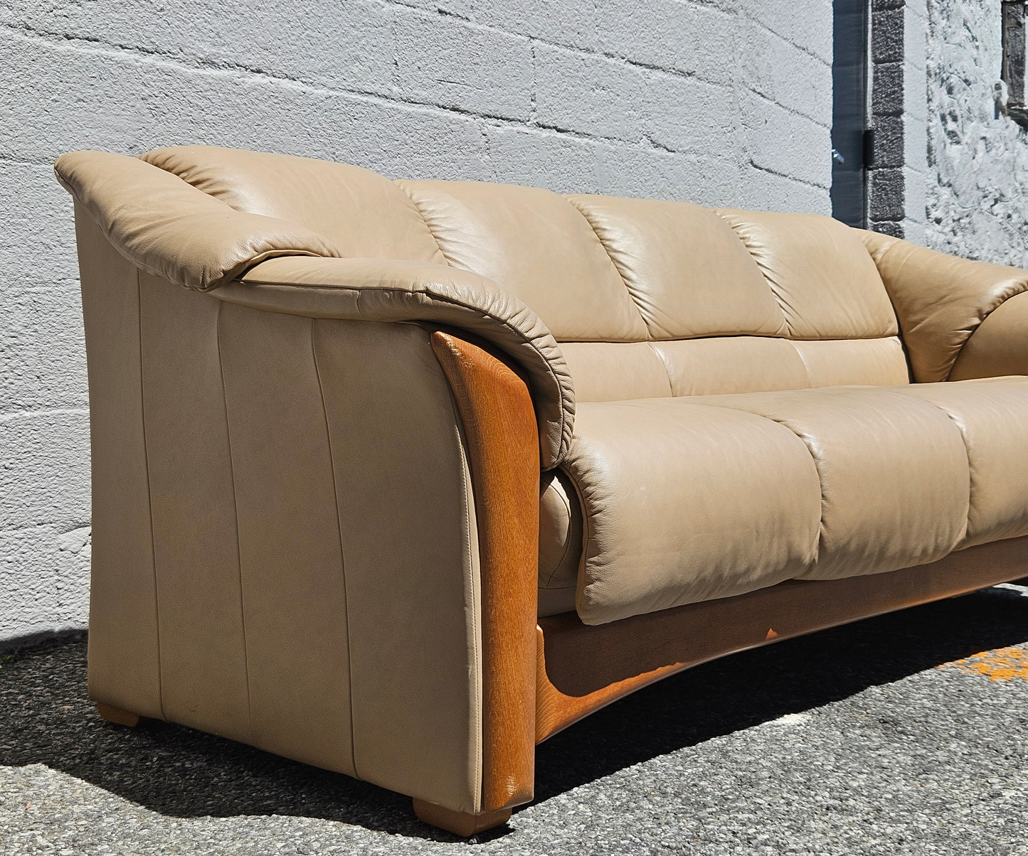 Ekornes Collection Leather Sofa