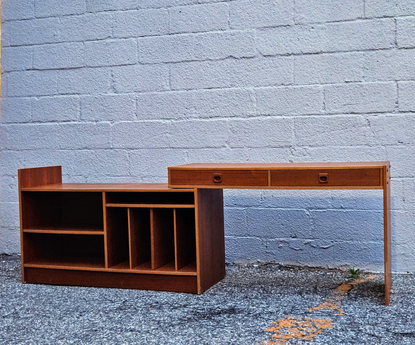 Expandable Teak Media Console