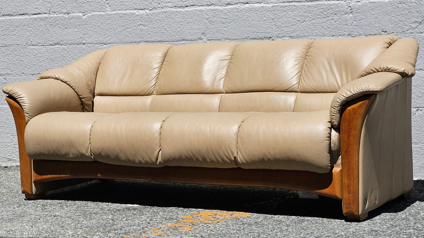 Ekornes Collection Leather Sofa