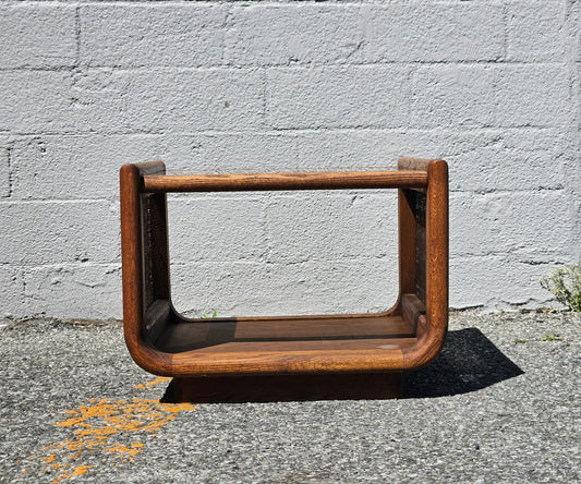 Oak & Rattan Coffee Table