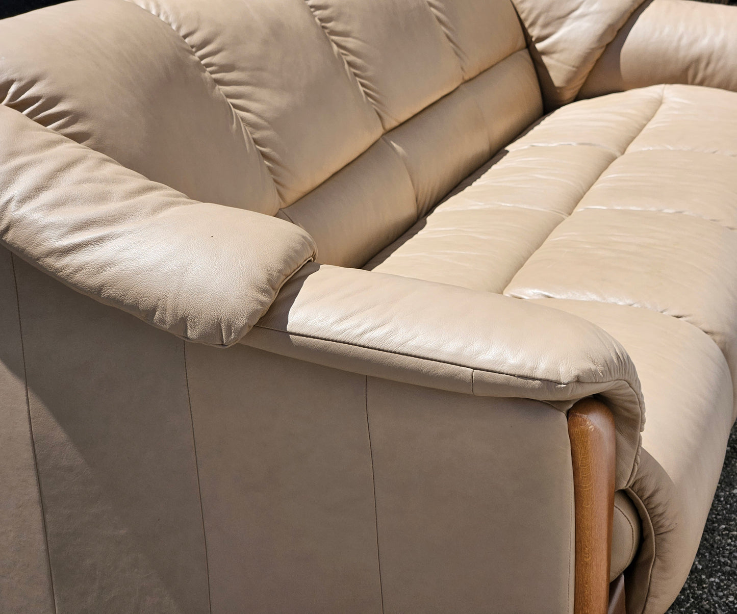 Ekornes Collection Leather Sofa