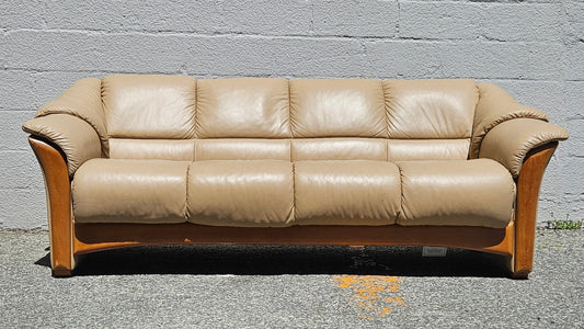 Ekornes Collection Leather Sofa