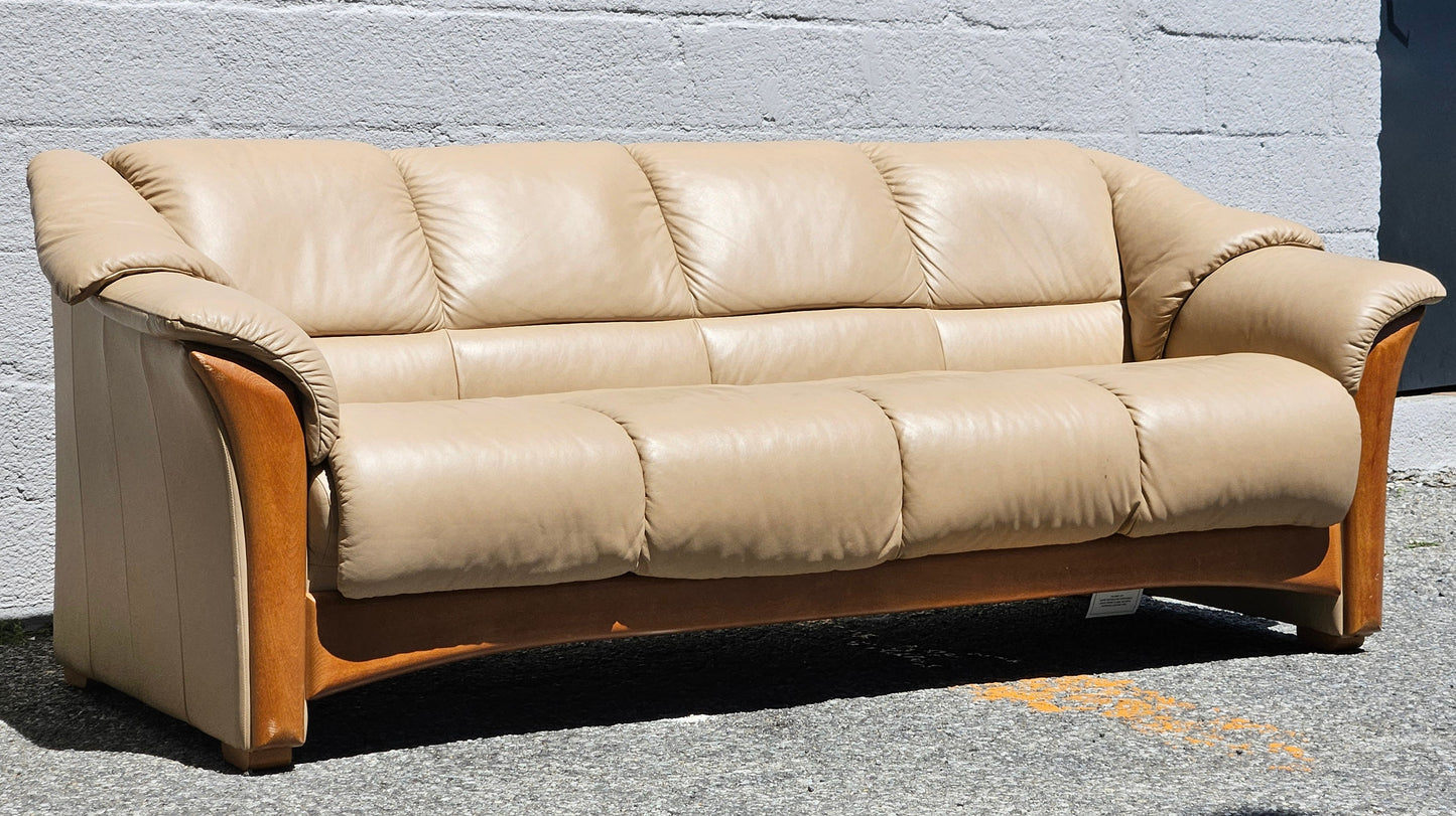 Ekornes Collection Leather Sofa
